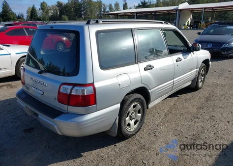 2002 Subaru Forester S from USA, damaged, VIN JF1SF65662G750588